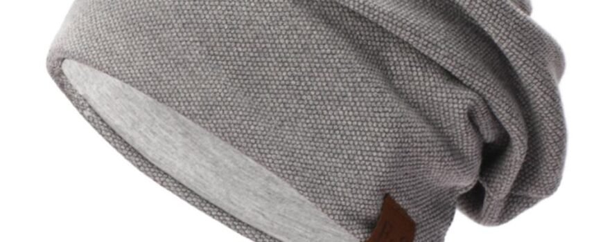 Bonnet léger thermique élastique tricoté coton